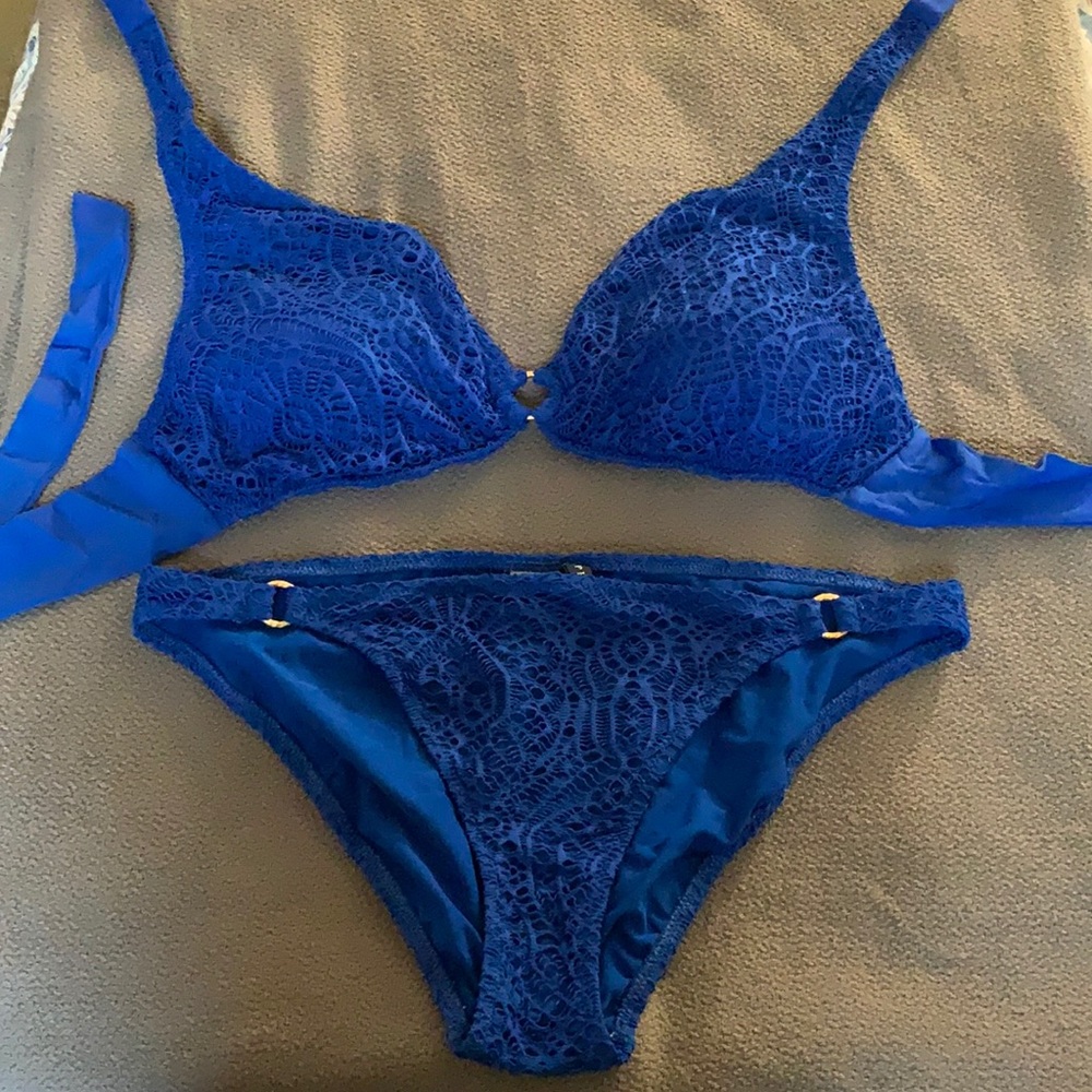 Royal blue bikini